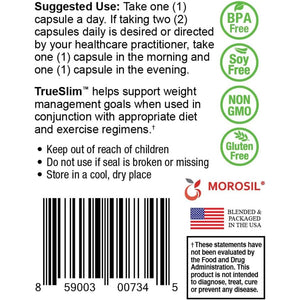 True - Slim 400Mg Morosil Fat and Weight Loss Supplement 30 Capsules - Suppviv