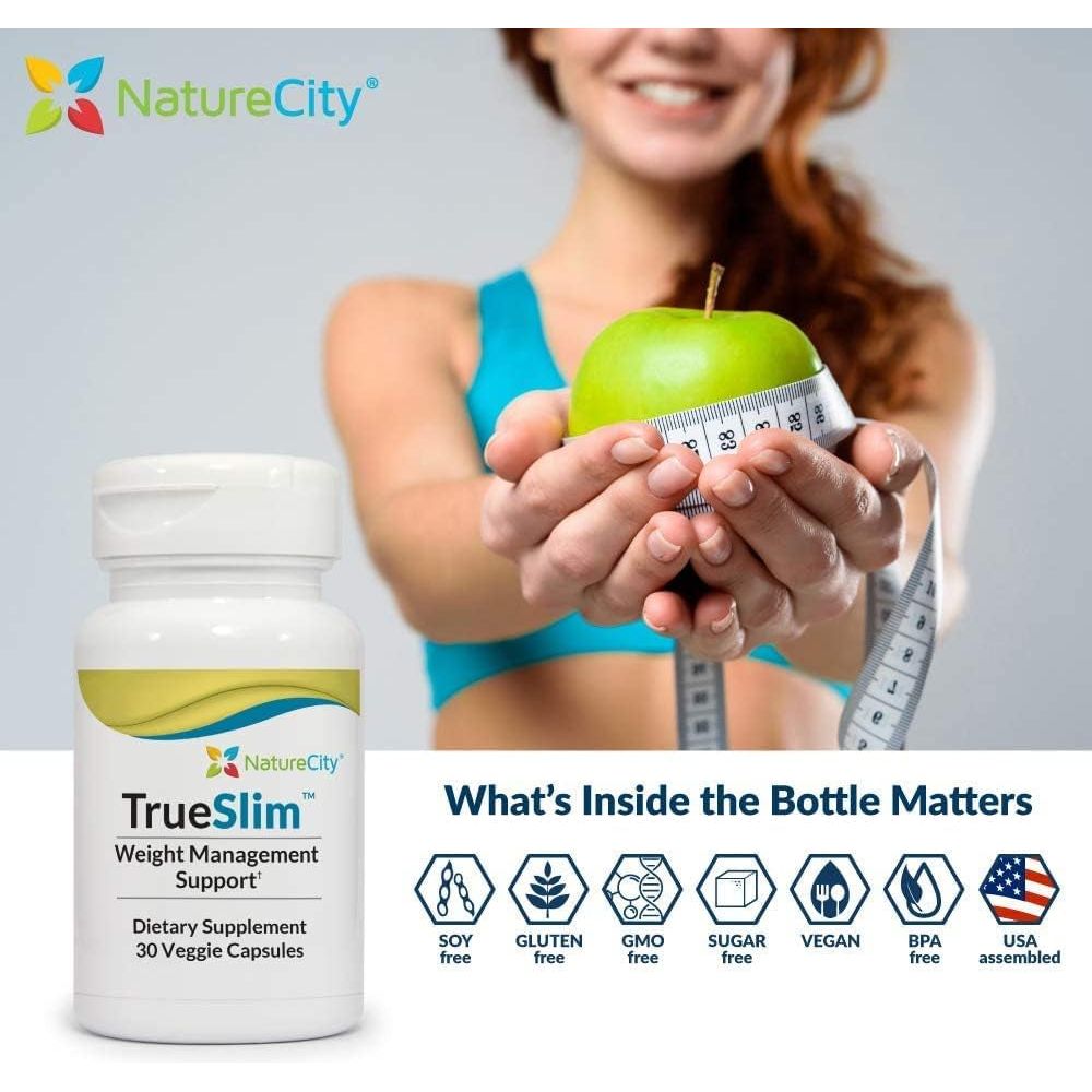 True - Slim 400Mg Morosil Fat and Weight Loss Supplement 30 Capsules - Suppviv