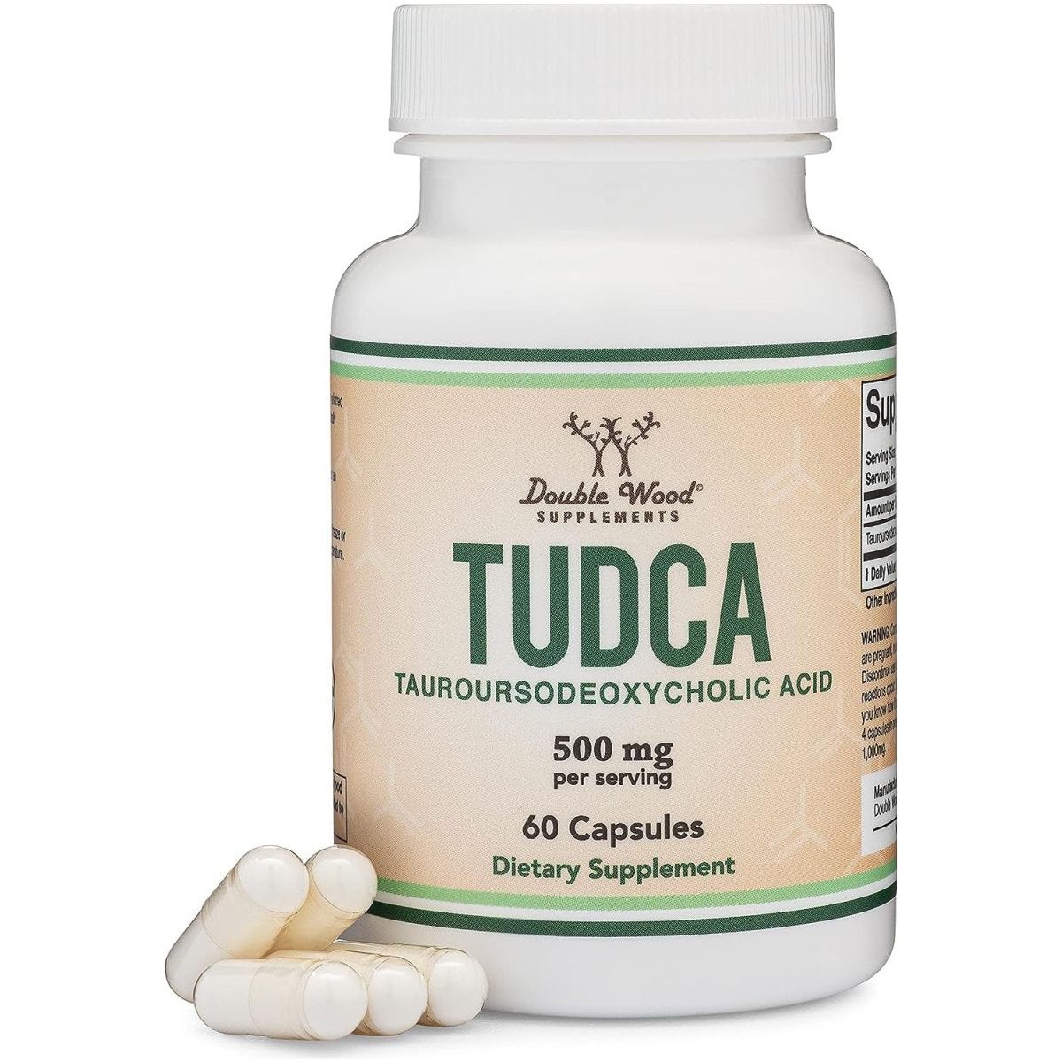 TUDCA Bile Salts Liver Support 500Mg Servings 60 Capsules - Suppviv