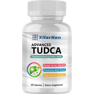 TUDCA For Liver Support,Cleanse Detox&Repair,Ultra Strength Bile Salt 1000Mg 60 Capsules - Suppviv