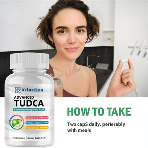 TUDCA For Liver Support,Cleanse Detox&Repair,Ultra Strength Bile Salt 1000Mg 60 Capsules - Suppviv