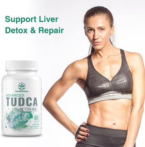 TUDCA Liver Supplements 1100Mg, Ultra Bile Salts 60 Capsules - Suppviv