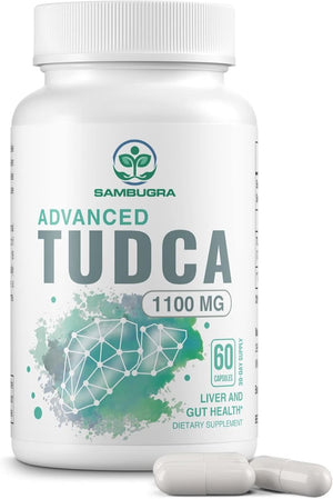 TUDCA Liver Supplements 1100Mg, Ultra Bile Salts 60 Capsules - Suppviv