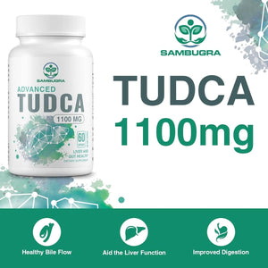 TUDCA Liver Supplements 1100Mg, Ultra Bile Salts 60 Capsules - Suppviv