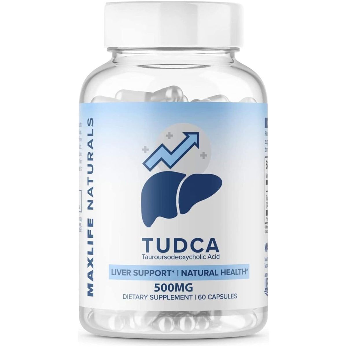 Tudca Liver Support Supplement 500Mg 60 SERVINGS - Suppviv