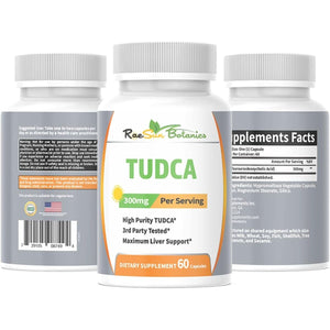 TUDCA (Tauroursodeoxycholic Acid) Liver Support 60 Ct 300Mg - Suppviv