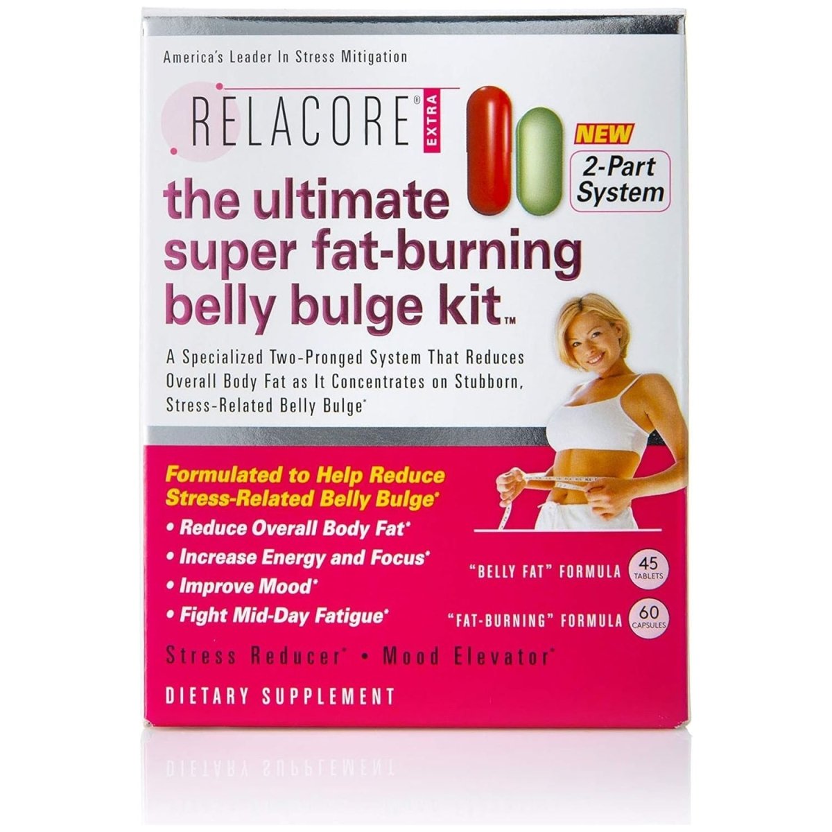 Ultimate Super Fat - Burning Belly Bulge Kit - Stress Relief and Fat Burning Supplements, 15 Day - Supply - Suppviv