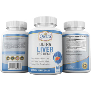 Ultra Liver Pro Health - Liver Health Support Supplement 60 Vegetable Capsules - Suppviv