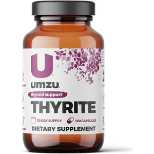 UMZU Thyrite Thyroid Support Supplement & Healthy Metabolism,Weight Management (120 Capsules) - Suppviv