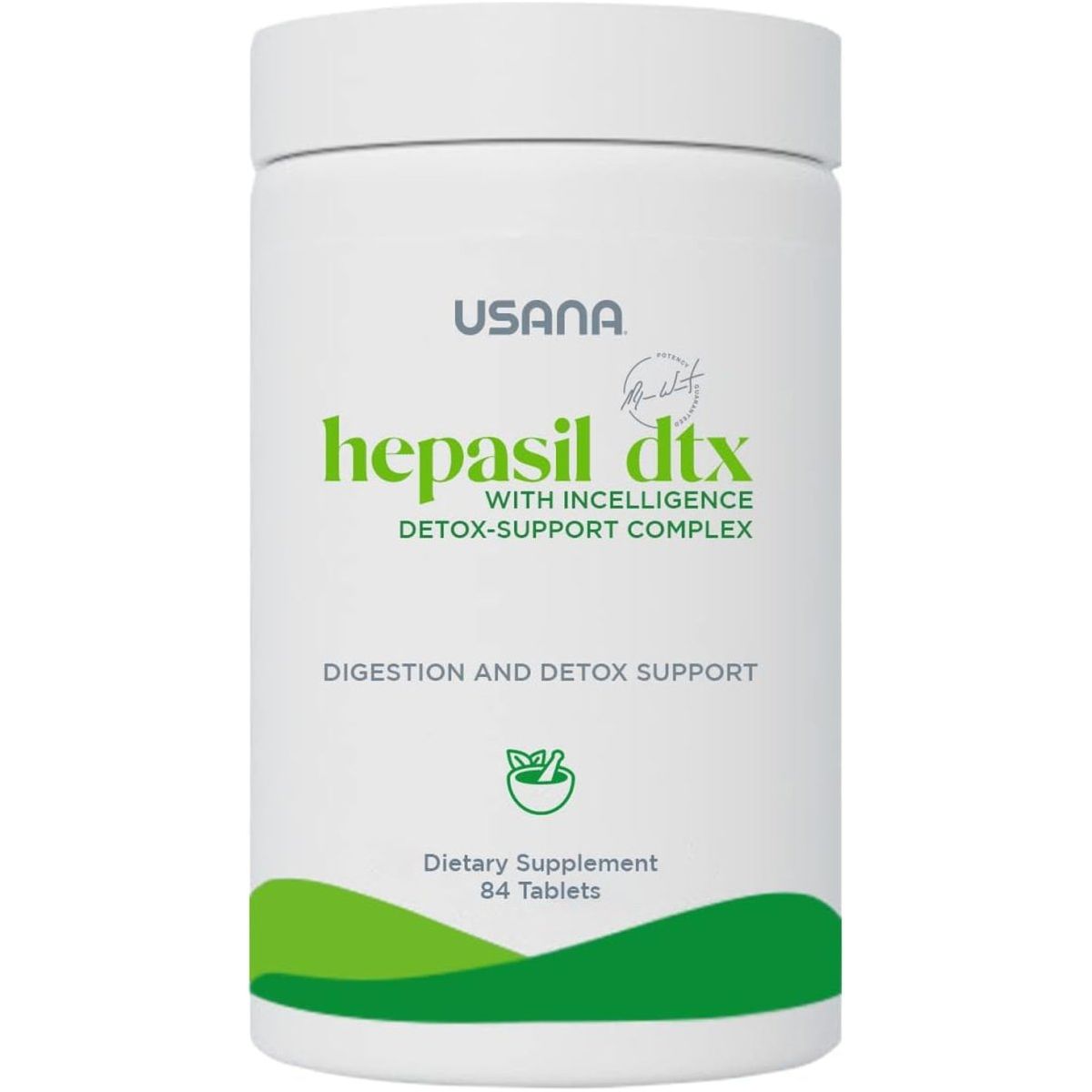 USANA Hepasil DTX with Incelligence Detox - Support Complex for Comprehensive Liver Support - 84 Tablets - Suppviv