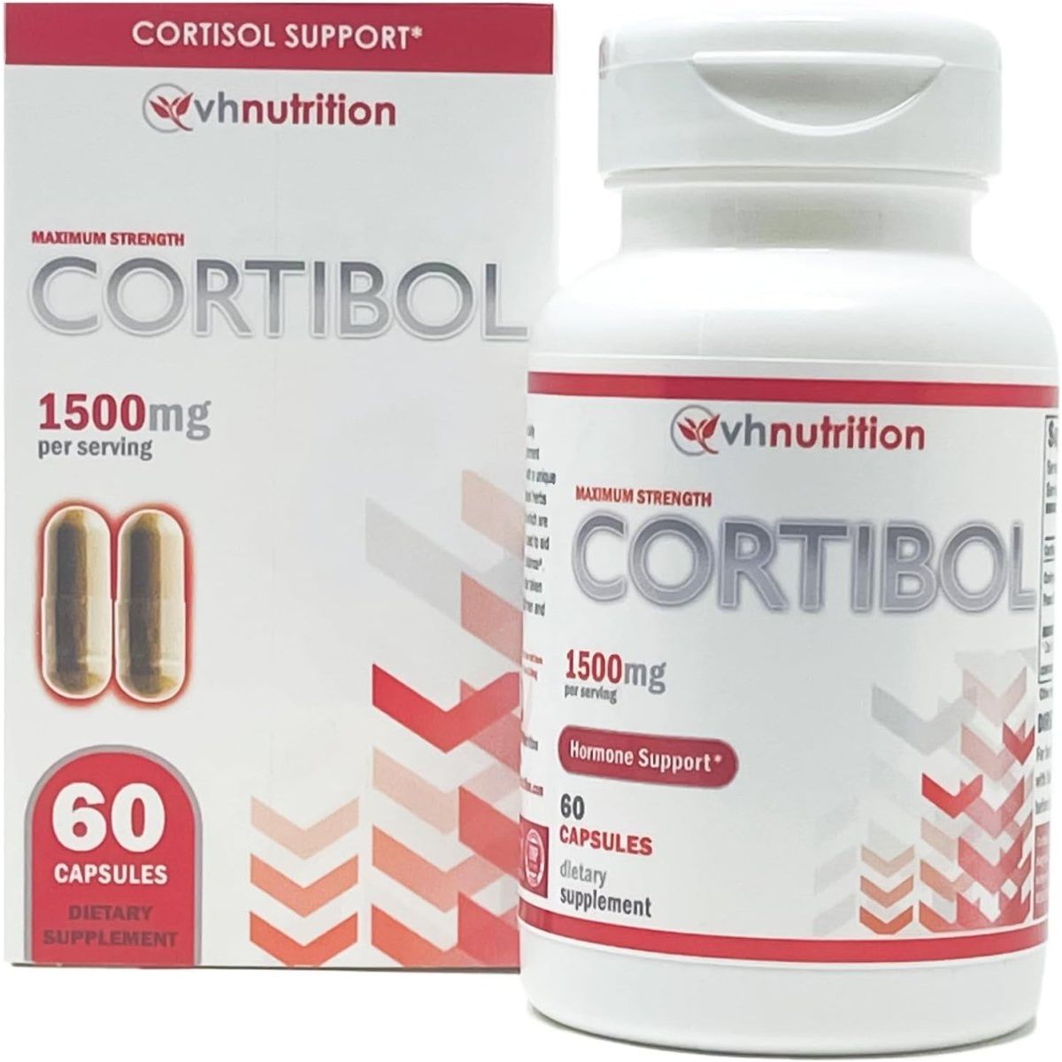 VH Nutrition CORTIBOL | Cortisol Manager* Supplement (60 Capsules) - Suppviv