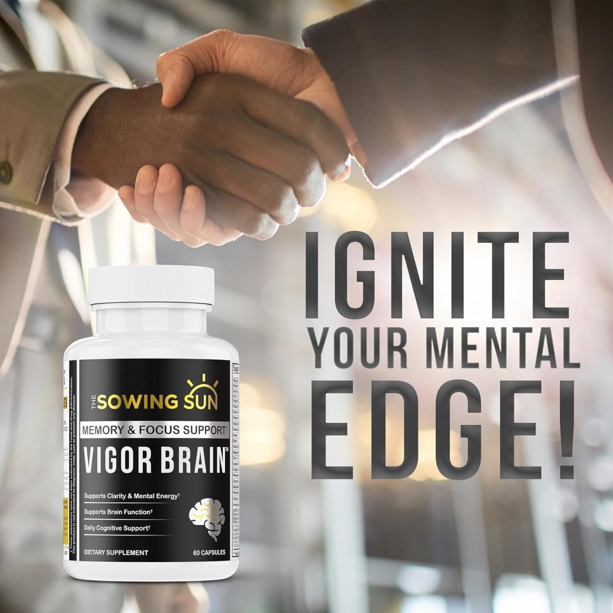 Vigor Brain Premium Nootropic Supplement – Concentration, Brain & Memory Support - Suppviv