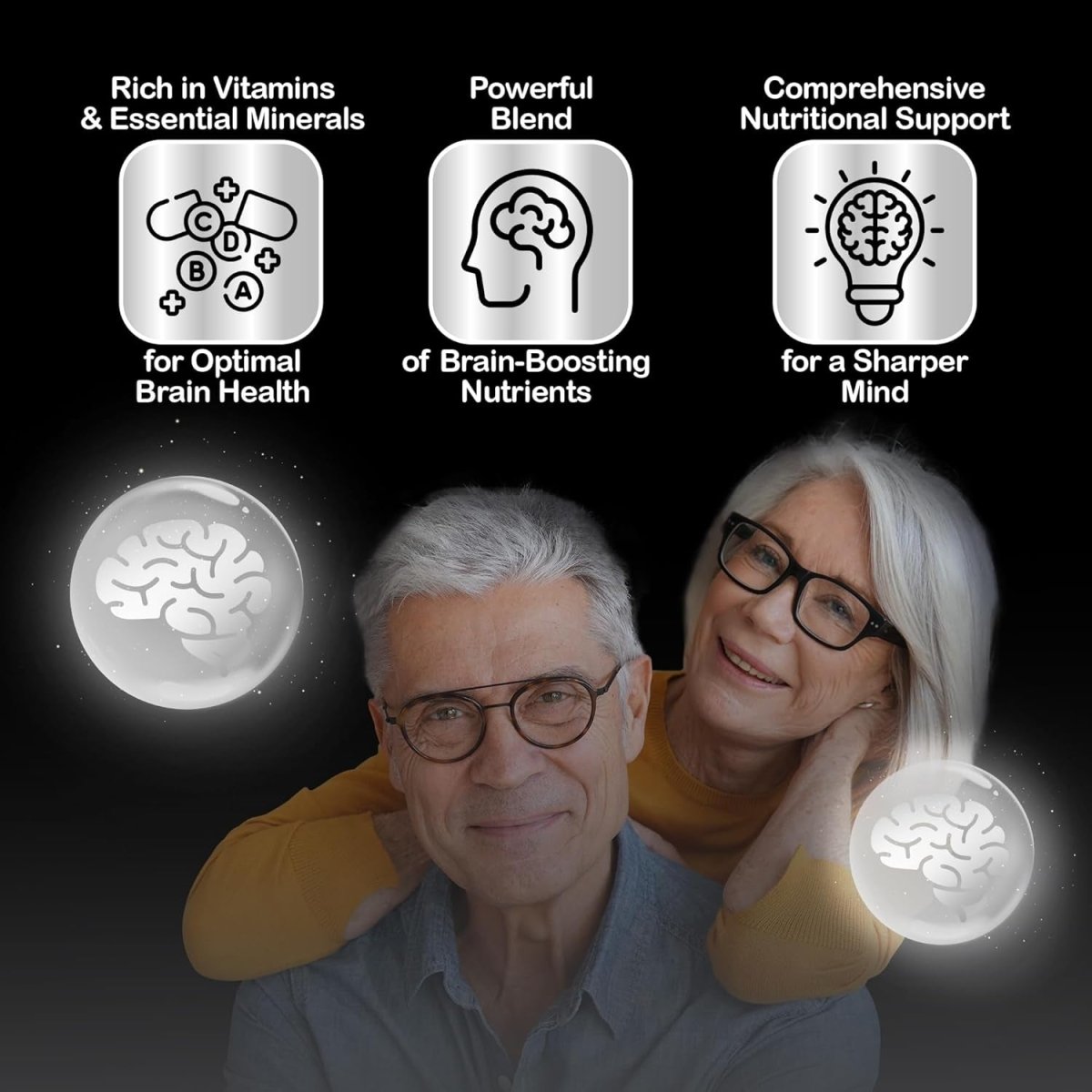 Vigor Brain Premium Nootropic Supplement – Concentration, Brain & Memory Support - Suppviv