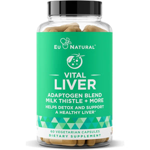 Vital Liver Cleanse Detox & Repair 9 - In - 1 Supplement 60 Ct - Suppviv