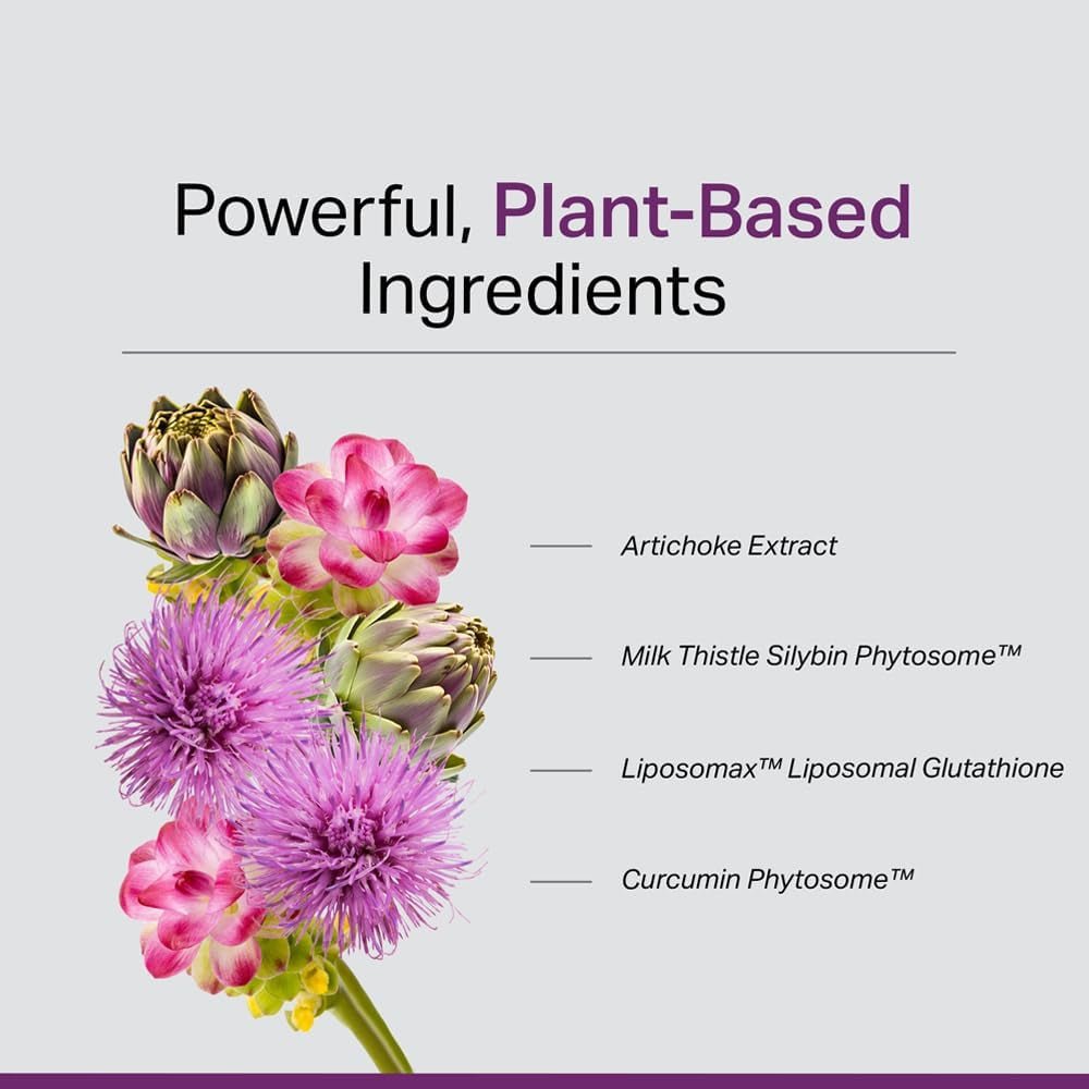 Vital Liver Health Formula - Milk Thistle Supplement for Liver Health, 60 Veggie Capsules - Suppviv