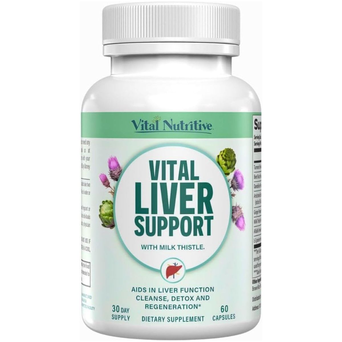 Vital Liver Support - Premium Liver Cleanse Detox & Repair Formula - Suppviv