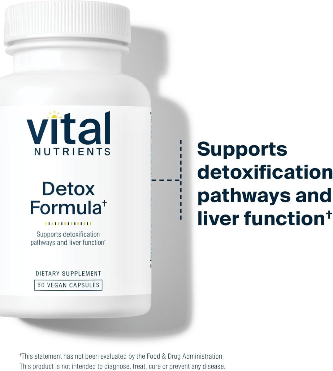 Vital Nutrients Detox Formula | Vegan Liver Detox | 60 Capsules - Suppviv