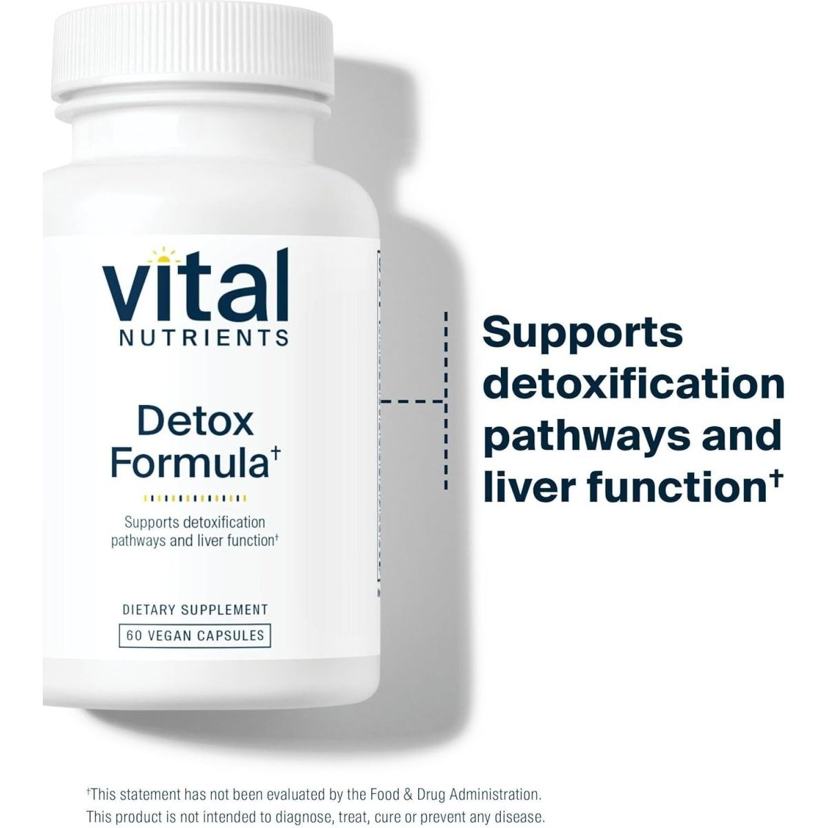 Vital Nutrients Detox Formula | Vegan Liver Detox | 60 Capsules - Suppviv