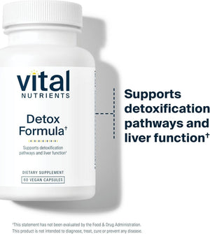 Vital Nutrients Detox Formula | Vegan Liver Detox | 60 Capsules - Suppviv