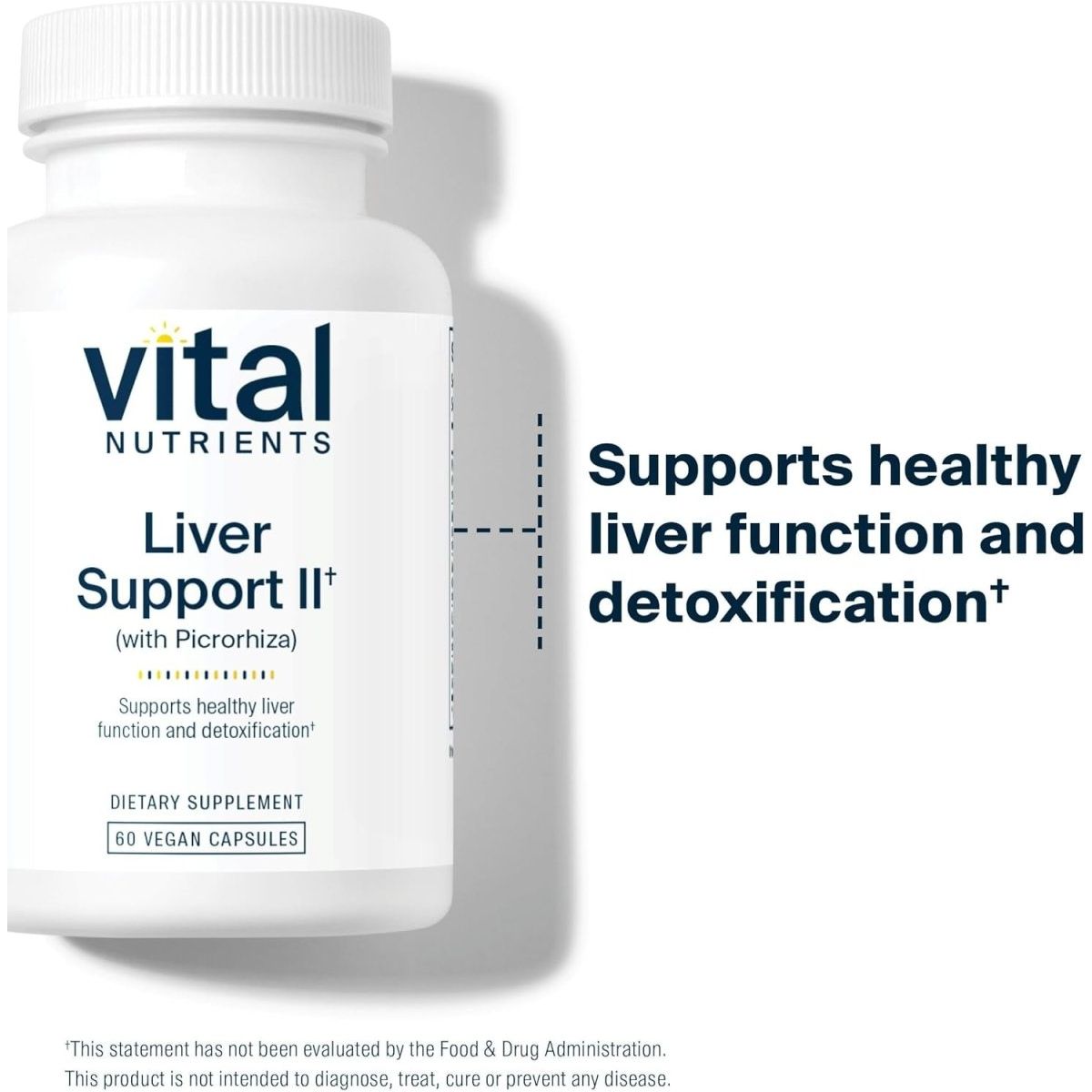 Vital Nutrients Liver Support II | Herbal Combination |60 Capsules - Suppviv