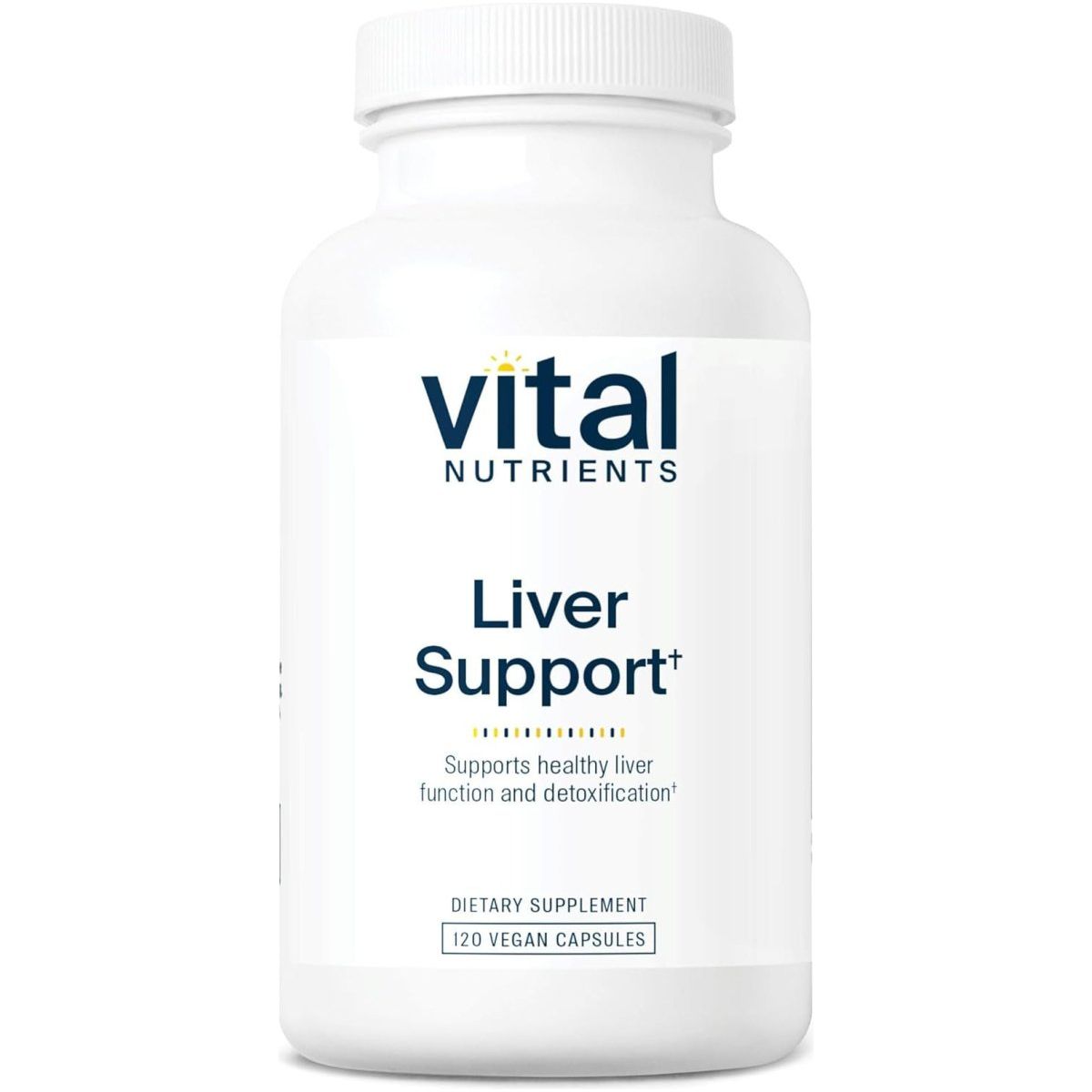 Vital Nutrients Liver Support (Vegan Supplement) Gluten, Dairy and Soy Free 120 Capsules - Suppviv