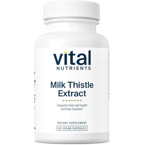 Vital Nutrients Milk Thistle Extract 250Mg 60 Capsules 1 PACK - Suppviv