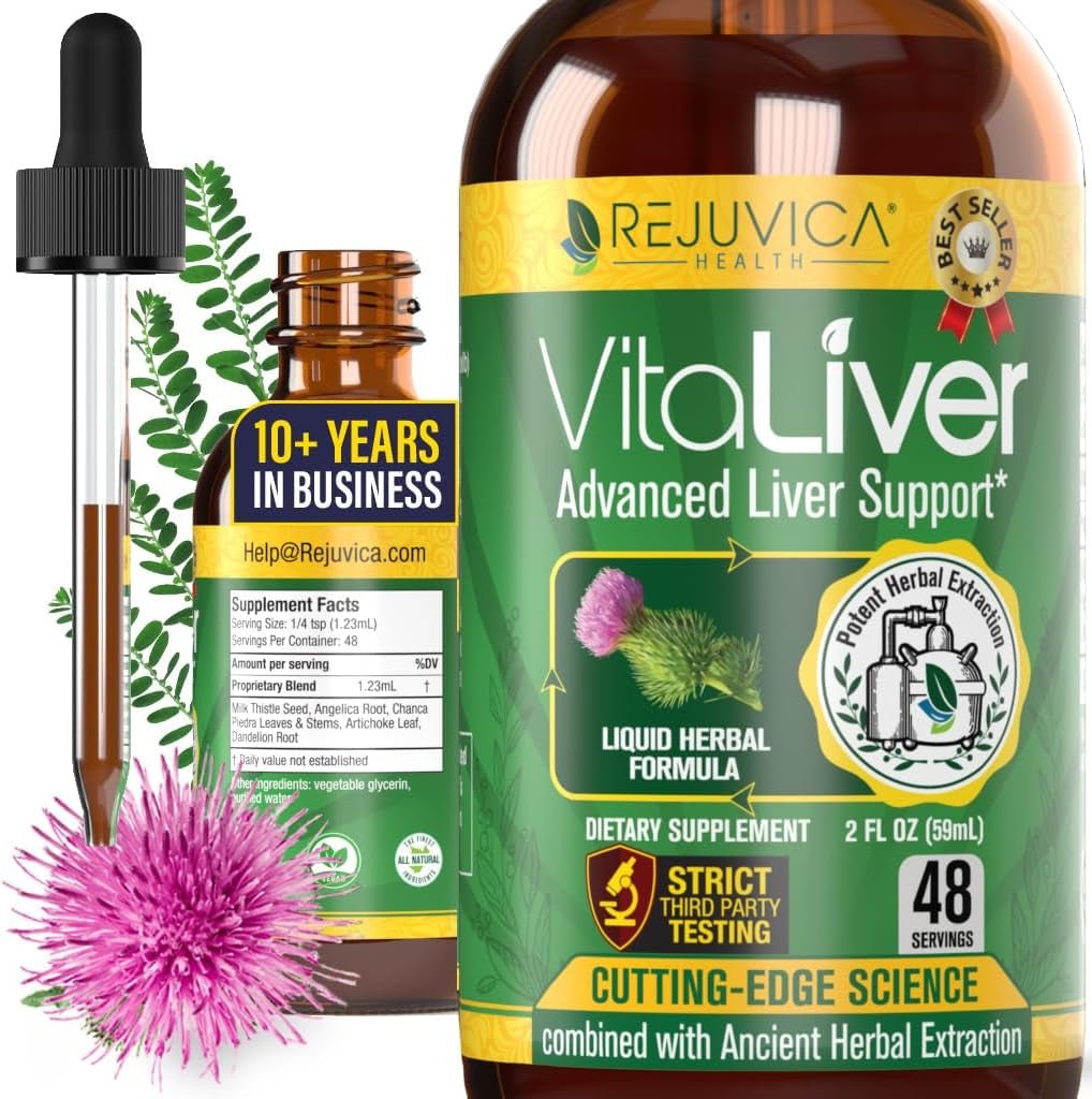 Vitaliver Liver Health Support Liver Cleanse & Detox Milk Thistle Artichoke 1 PACK - Suppviv