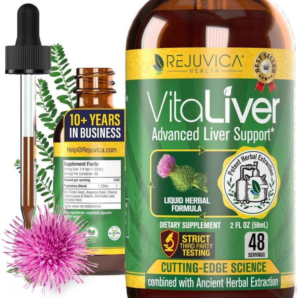 Vitaliver Liver Health Support Liver Cleanse & Detox Milk Thistle Artichoke 1 PACK - Suppviv