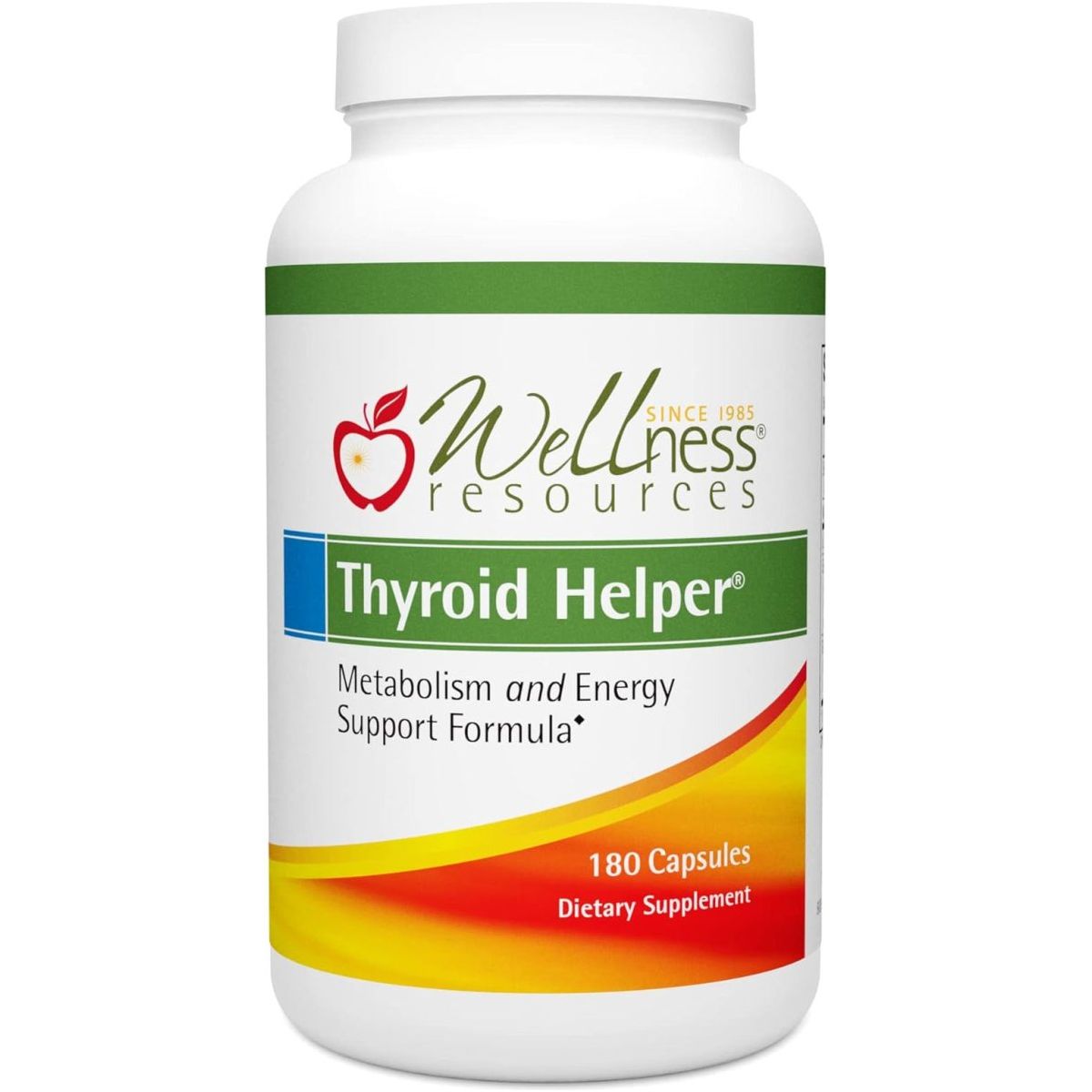 Wellness Resources Thyroid Helper - Naturalfor Metabolism & Energy (180 Capsules) - Suppviv