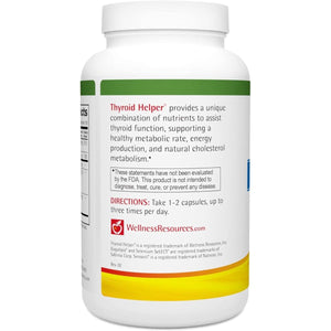 Wellness Resources Thyroid Helper - Naturalfor Metabolism & Energy (180 Capsules) - Suppviv