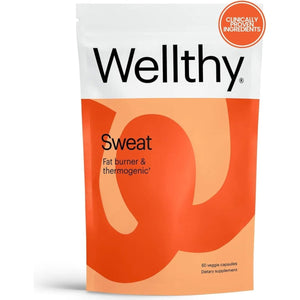 Wellthy Sweat Thermogenic Fat Burner Pills - Metabolism Booster for Men & Women 1 PACK - Suppviv