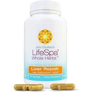 Whole Herbs Liver Cleanse and Repair Supplement 90 Capsules 475Mg - Suppviv