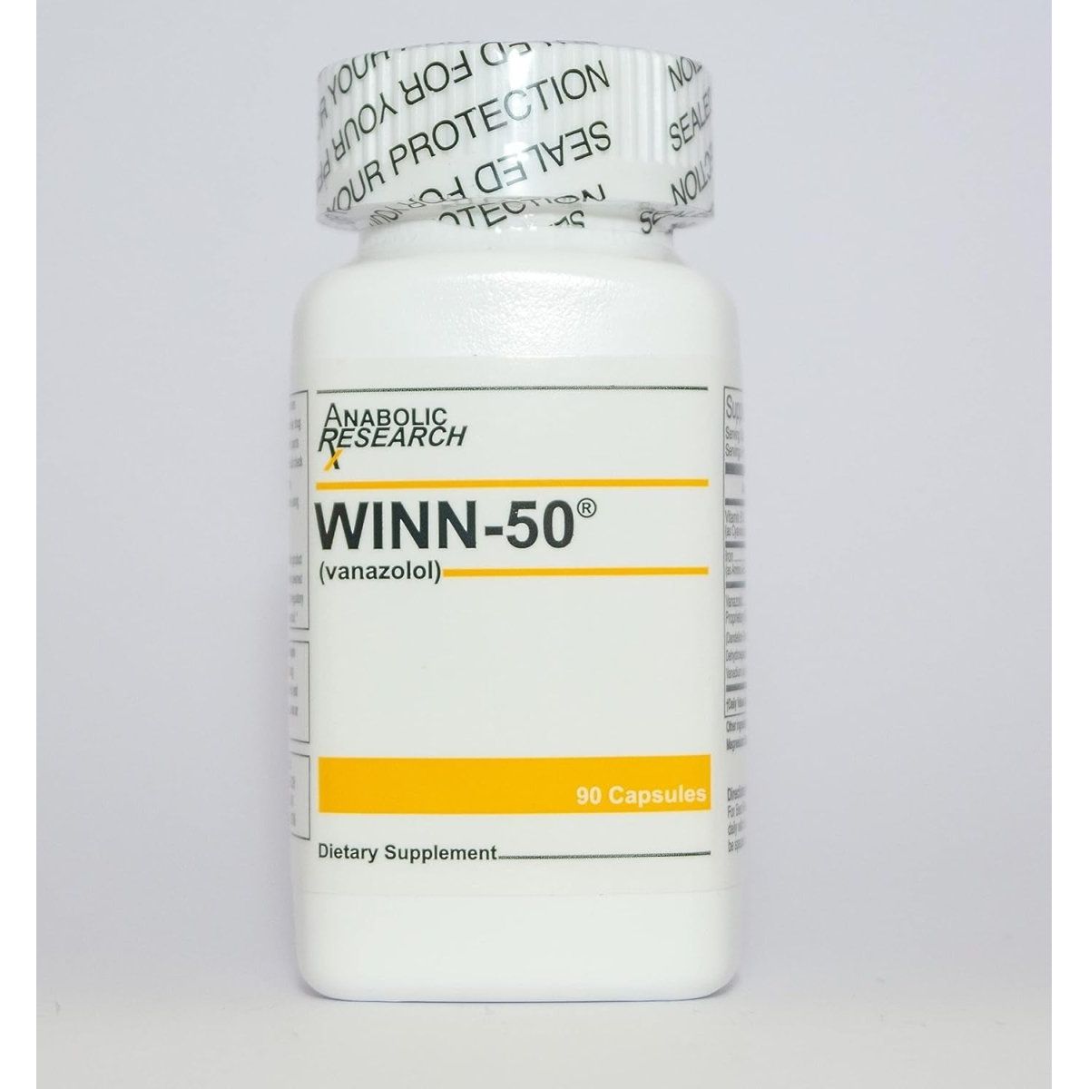 Winn - 50 - Lean Muscle, Strength, Definition and Improved Athleticism - 90 Capsules - Suppviv