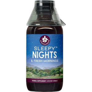 Wishgarden Herbs Sleepy Nights & Fresh Mornings - All - Natural Herbal Sleep Aid Tincture 4Oz - Suppviv