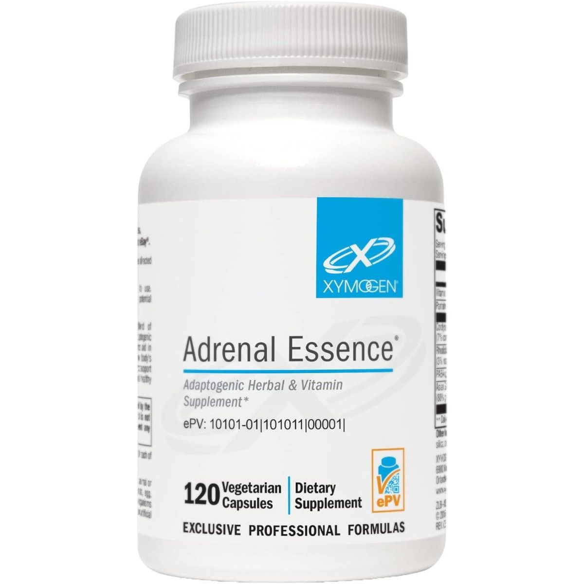 XYMOGEN Adrenal Essence - Adrenal Support with Adaptogenic Herbs (120 Capsules) - Suppviv