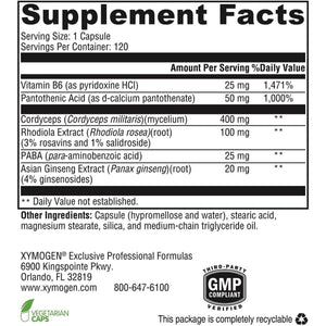 XYMOGEN Adrenal Essence - Adrenal Support with Adaptogenic Herbs (120 Capsules) - Suppviv