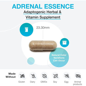 XYMOGEN Adrenal Essence - Adrenal Support with Adaptogenic Herbs (120 Capsules) - Suppviv