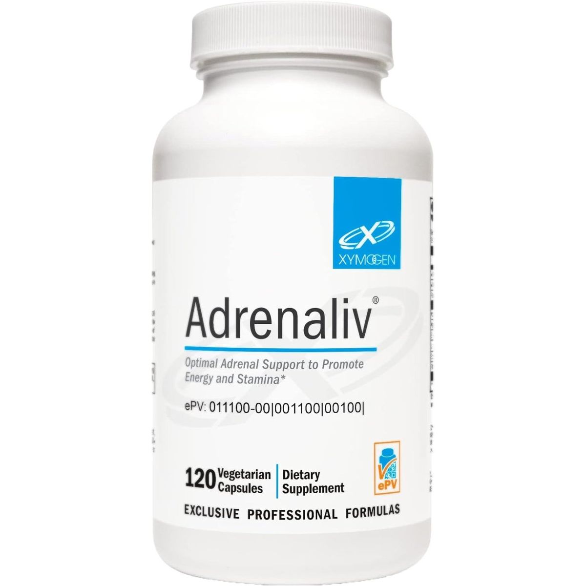 XYMOGEN Adrenaliv - Adrenal Support Supplement to Promote the Body'S Response to Stress (120 Capsules) - Suppviv