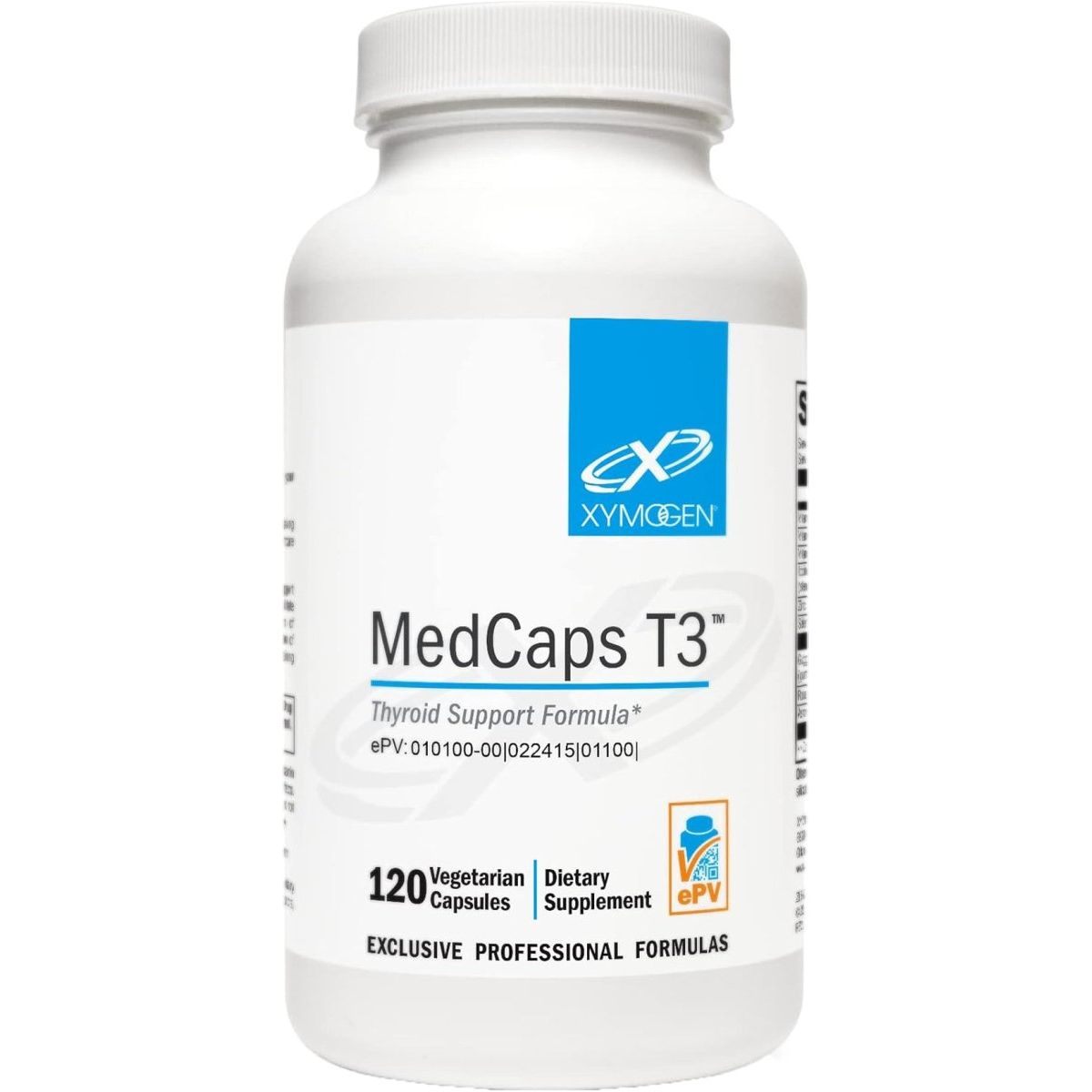 XYMOGEN Medcaps T3 - Thyroid Support with Vitamins + Herbs and Iodine Supplement (120 Capsules) - Suppviv