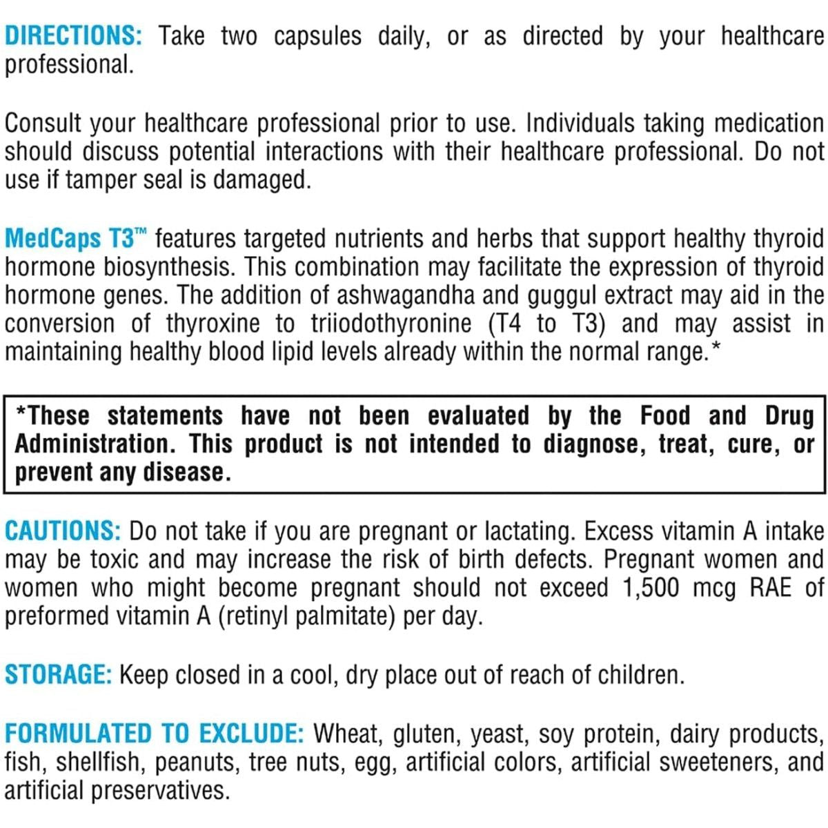 XYMOGEN Medcaps T3 - Thyroid Support with Vitamins + Herbs and Iodine Supplement (120 Capsules) - Suppviv