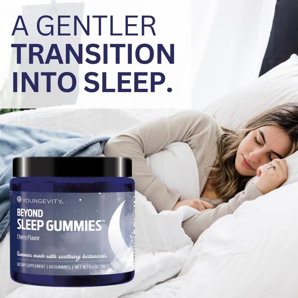 Youngevity beyond Sleep Gummies – Supports Restful Sleep and Relaxation 60 Vegan - Suppviv