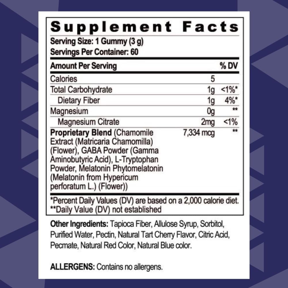 Youngevity beyond Sleep Gummies – Supports Restful Sleep and Relaxation 60 Vegan - Suppviv