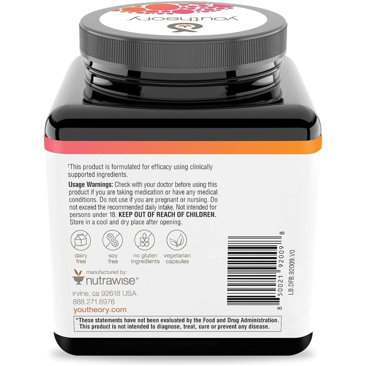 Youtheory Daily Fat Burner - Supports Body Composition & Metabolism 60 Capsules - Suppviv