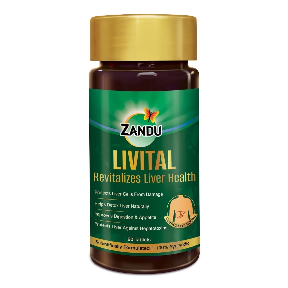 Zandu Livital Tablets | Liver Protects Improves Digestion and Appetite 1 PACK - Suppviv