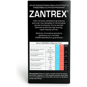 Zantrex Black - High Energy Supplement - 300MG Natural Caffeine - Yerba Mate, Damiana, and Guarana, 60 Softgels - Suppviv