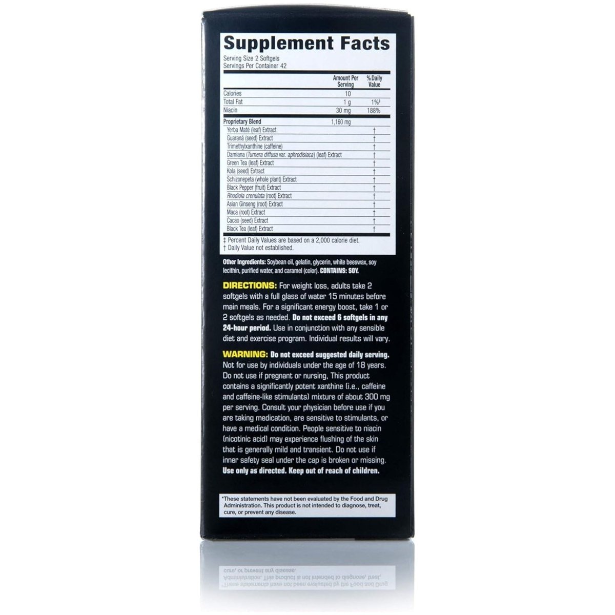 Zantrex Black - Weight Loss Supplement Pills 84 Count - Suppviv