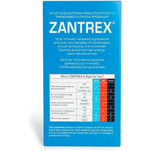 Zantrex Blue - High Energy Supplement - 300MG Natural Caffeine - Yerba Mate, Damiana, and Guarana, 60 Count - Suppviv