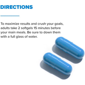 Zantrex Blue - High Energy Supplement - 300MG Natural Caffeine - Yerba Mate, Damiana, and Guarana, 60 Count - Suppviv