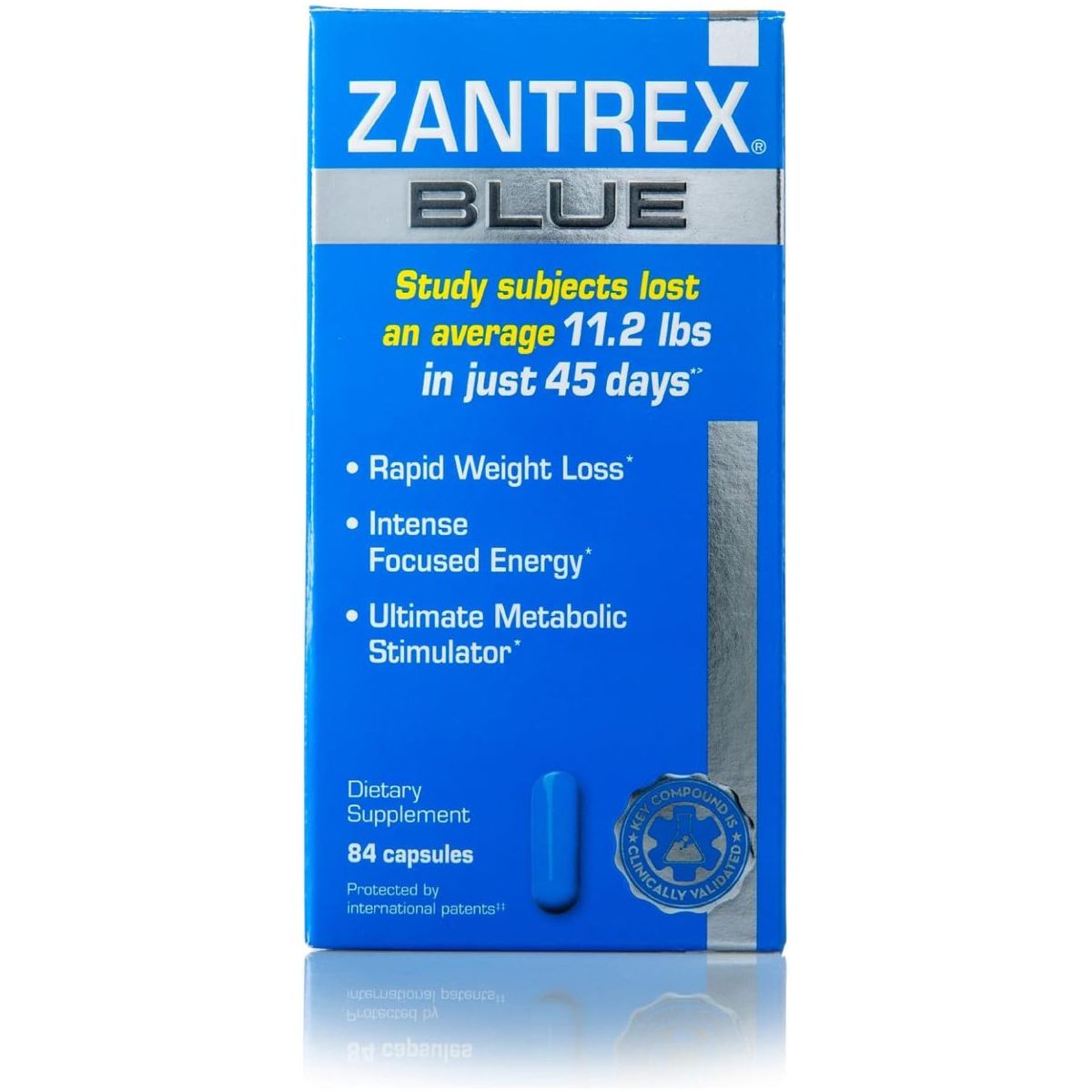 Zantrex Blue - Weight Loss Supplement Pills - 84 Count - Suppviv
