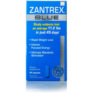 Zantrex Blue - Weight Loss Supplement Pills - 84 Count - Suppviv